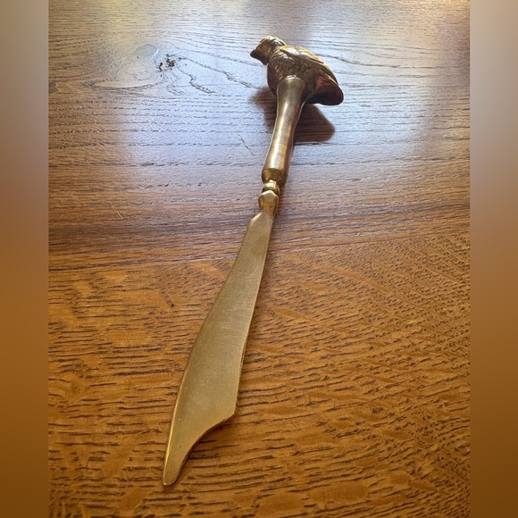 Vintage Brass Quail Letter Opener - Picture 6 of 14